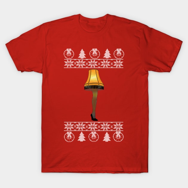 A Christmas story lamp T-Shirt by bowtie_fighter